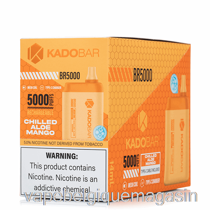 Jus De Vape [paquet De 5] Kado Bar Br5000 Jetable